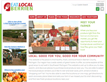 Tablet Screenshot of eatlocalberrien.org